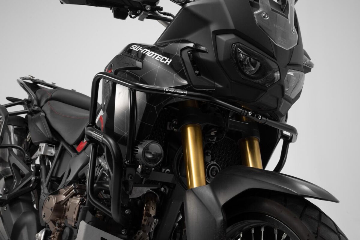 Upper crash bars – Black. Honda CRF1000L Africa Twin (15-).