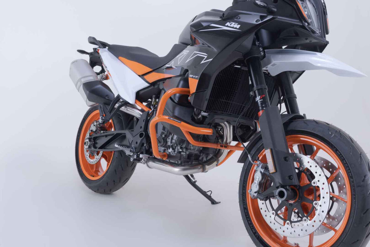 Crash bar – Electronic Orange. KTM 890 SM T (23-).