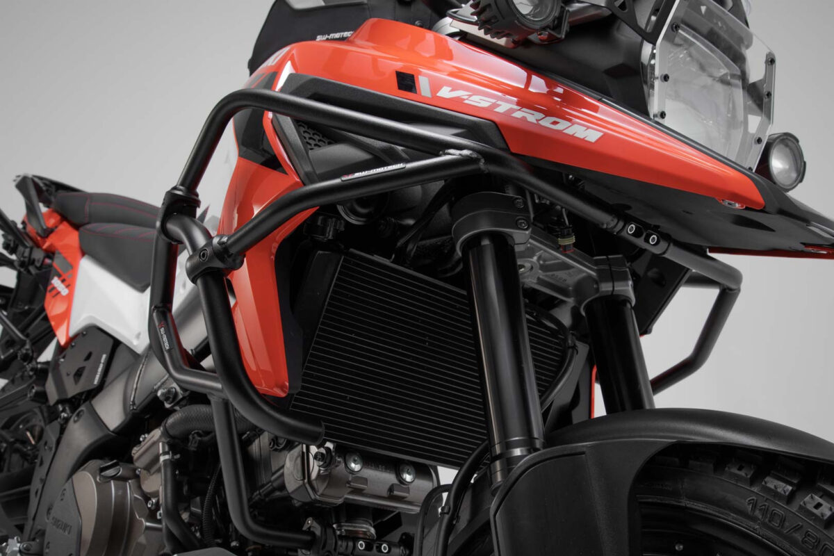 Upper crash bar – Black. Suzuki V-Strom 1050 (19-).
