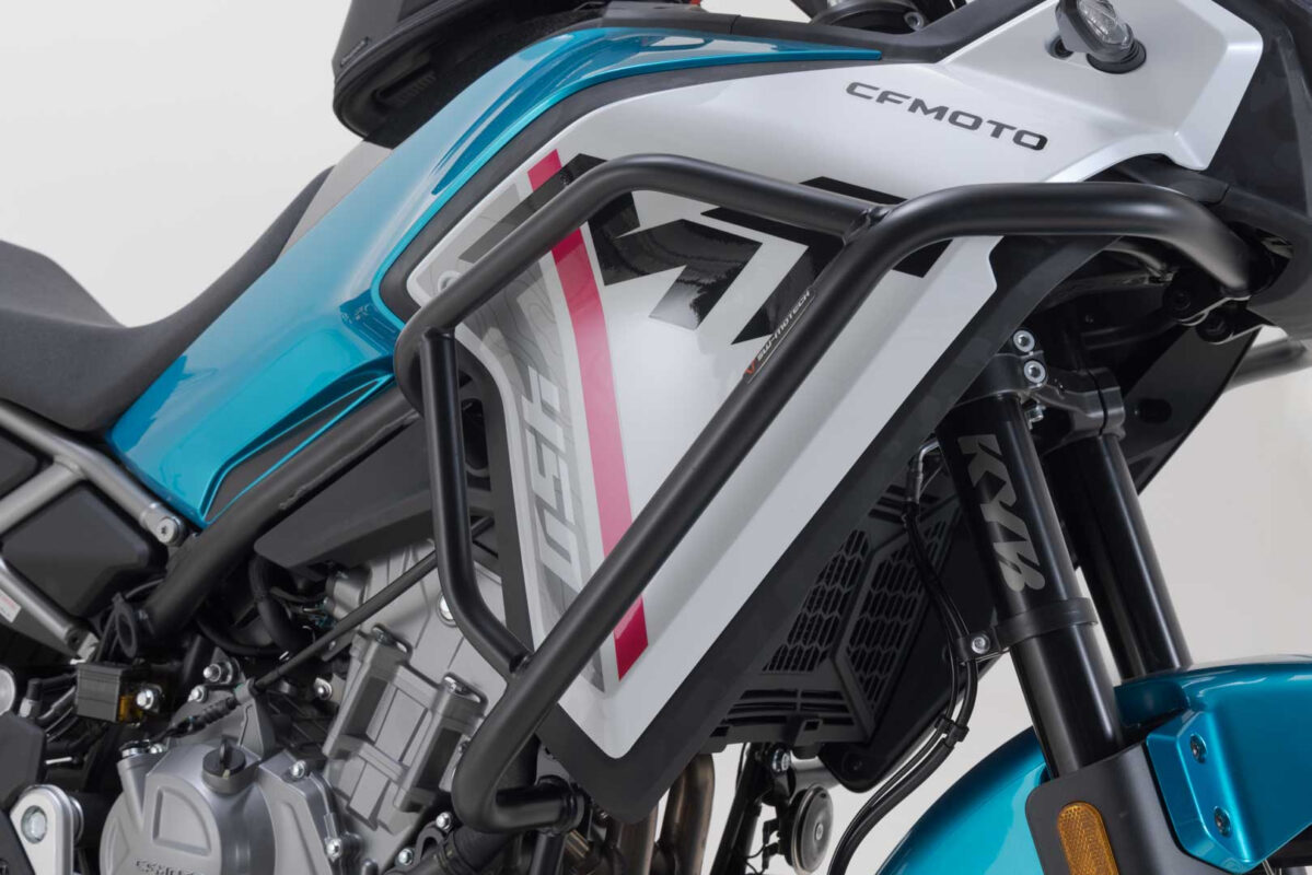 Crash bars – Black. CFMoto 450MT (23-).