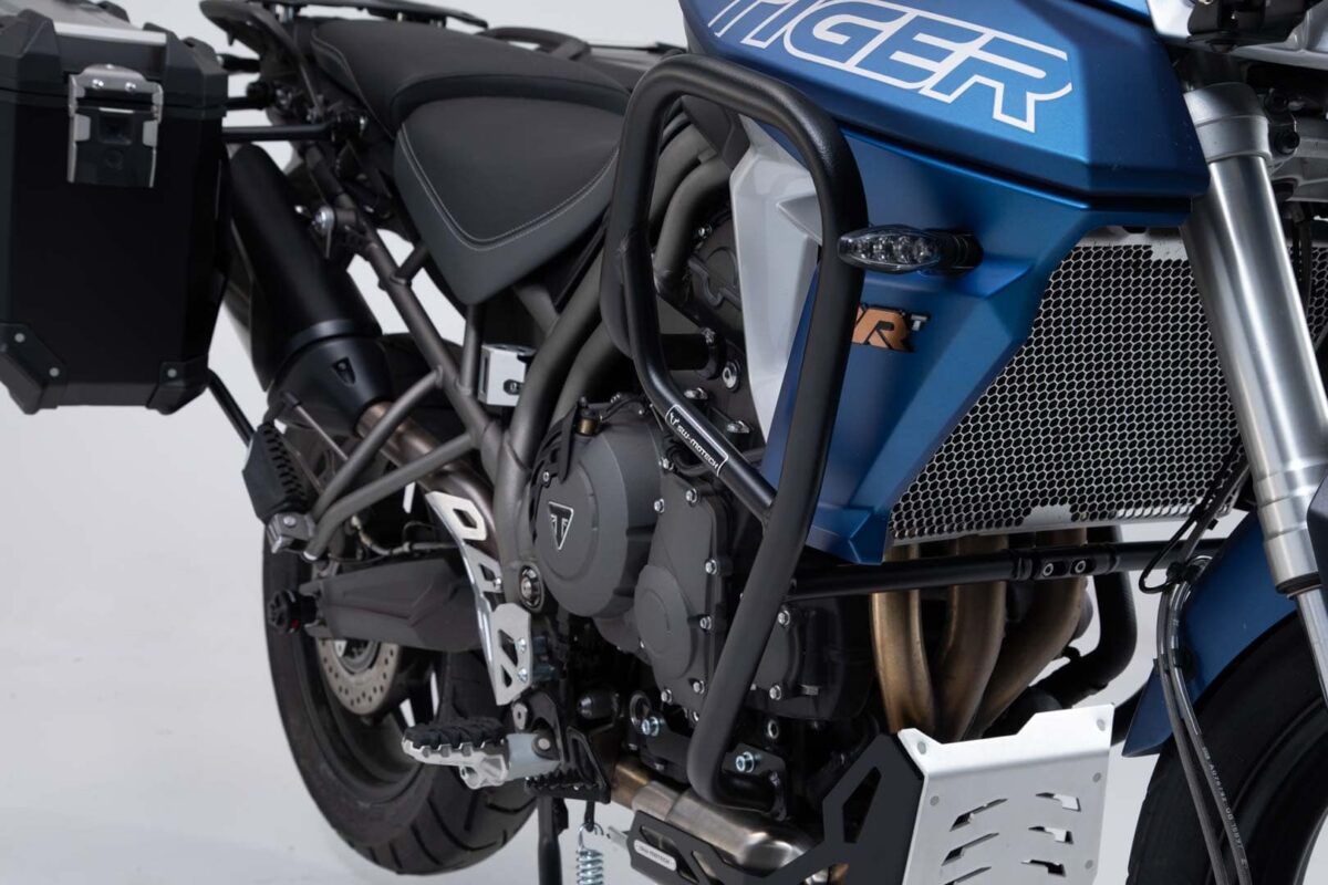Crash bar – Black. Triumph Tiger 800 models (15-).
