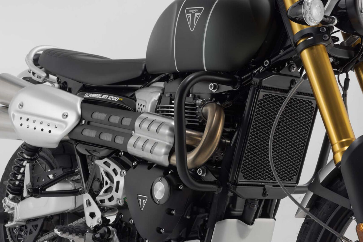 Crash bar – Black. Triumph Scrambler 1200 (21-).