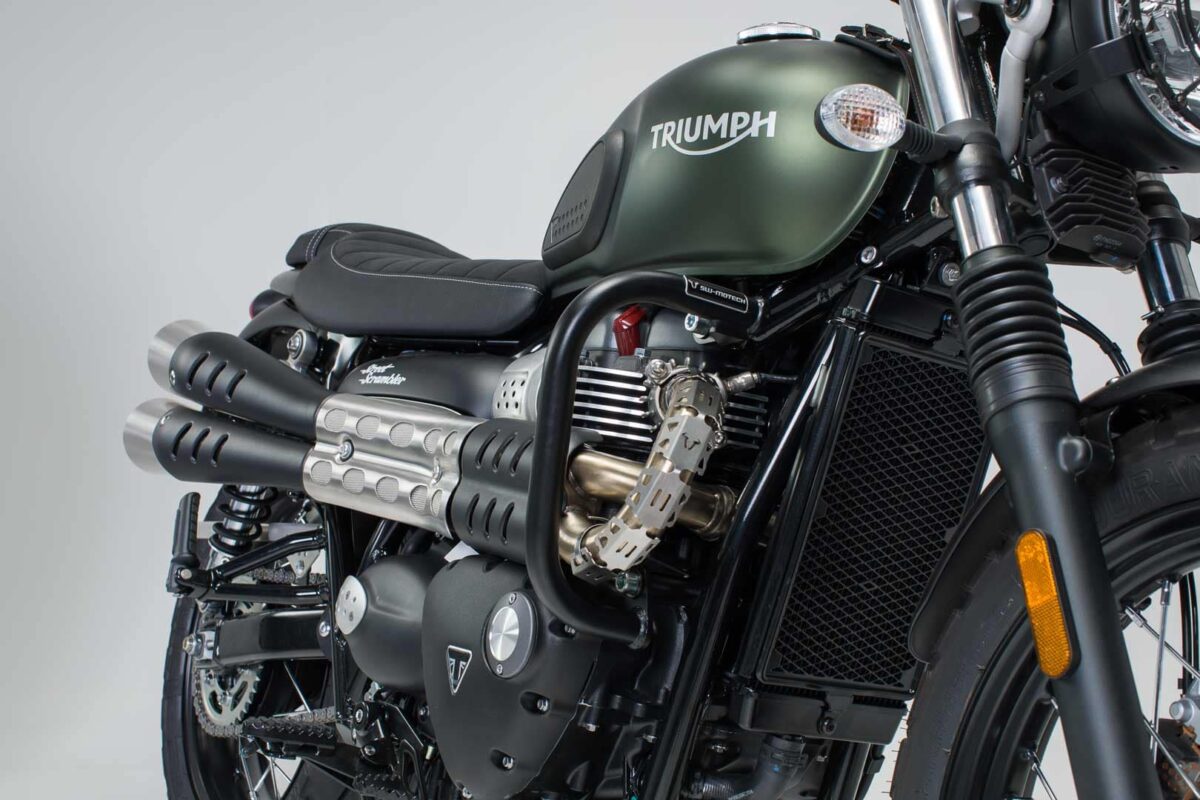 Crash bar – Black. Street Scrambler,Bonneville Bobber/Speedm.