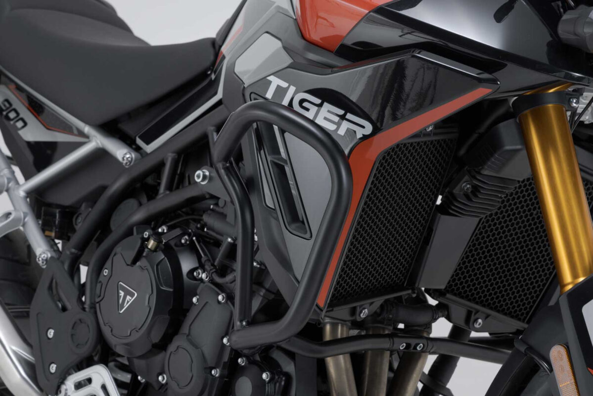 Crash bar – Black. Triumph Tiger 900 models, Tiger 850 Sp.