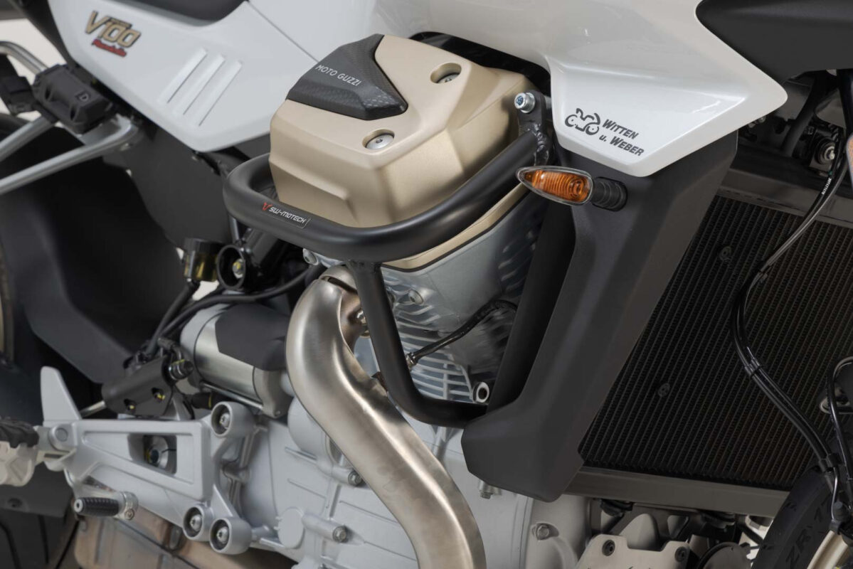 Crash bar – Black. Moto Guzzi V100 Mandello/S, Stelvio.