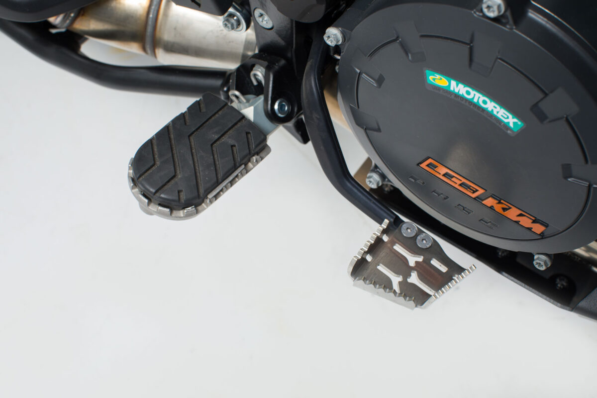 Expansion for brake pedal – Silver. KTM models.
