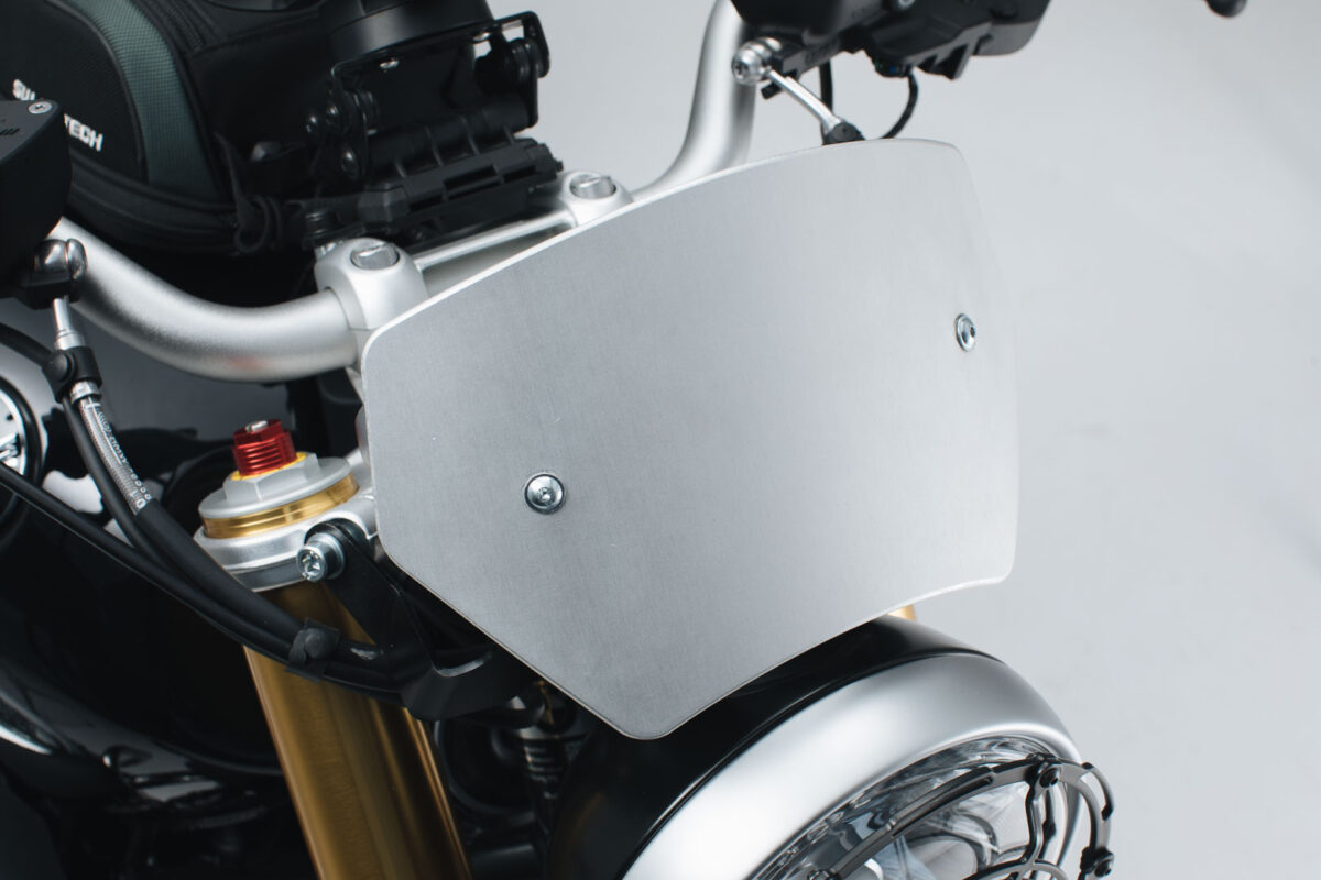 Windscreen – Silver. BMW R nineT (14-).