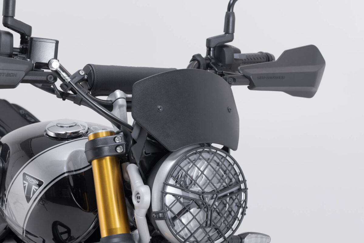 Windscreen – Black. Triumph Scrambler 400 X (23-).