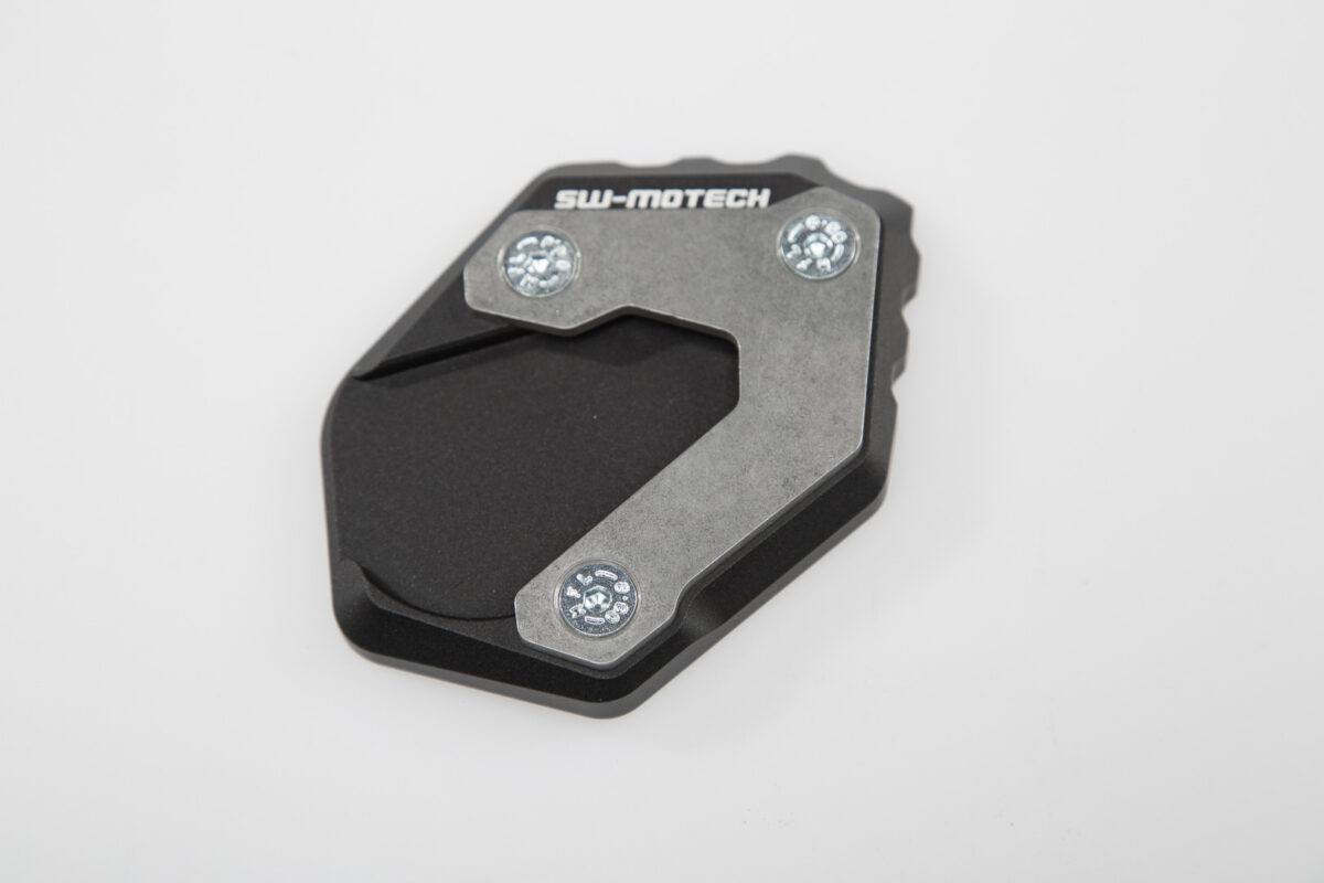 Extension for side stand foot – Black/Silver. BMW R 1200/1250 GS Adv, Rallye.