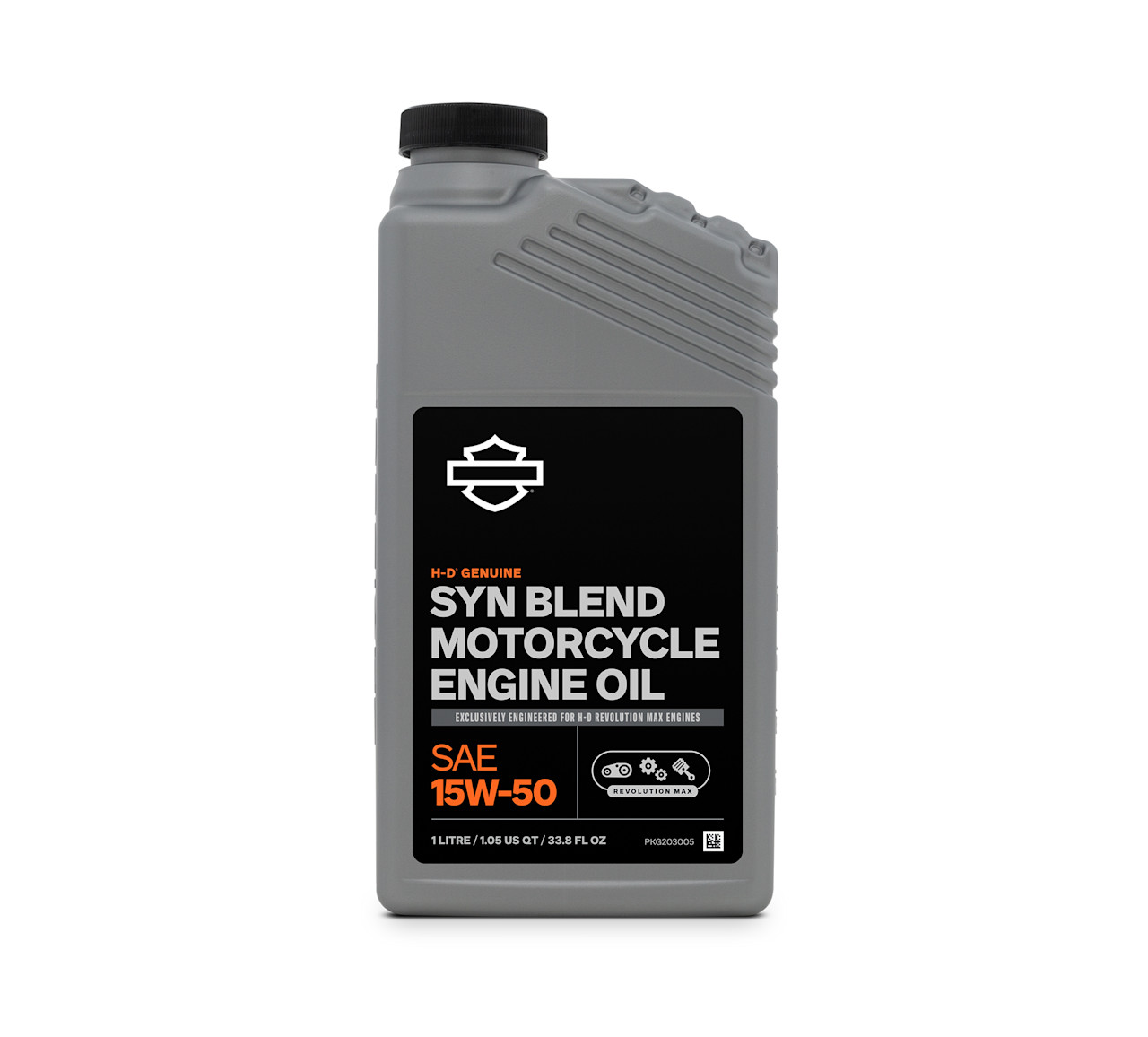 H-D Genuine SYN Blend Motorcycle Oil – Liter