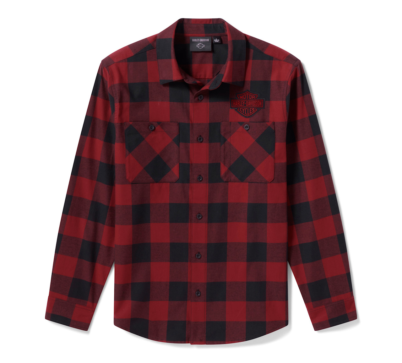 Harley-Davidson Men’s H-D Essential Buffalo Check Woven Shirt